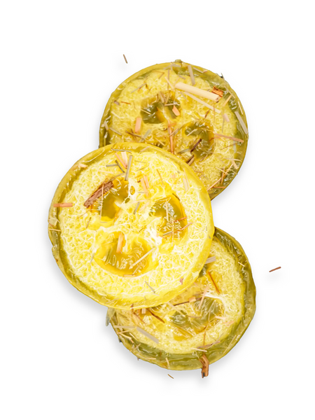 Citronella & Lemongrass Loofah Soap 150g - SLS/SLES FREE