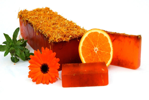 Sweet Orange and Calendula Whole Soap Loaf  1.75kg - SLS/SLES FREE