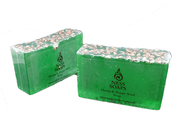 Hemp & Poppy Seed Soap 150g - SLS/SLES FREE