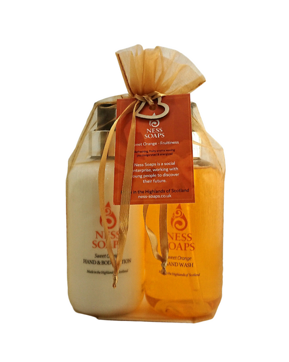 Sweet Orange Hand Wash/Hand & Body Lotion Green Twin Pack