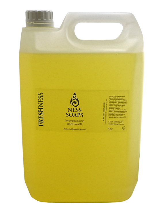 Lemongrass & Lime Hand Wash 5ltr Refill