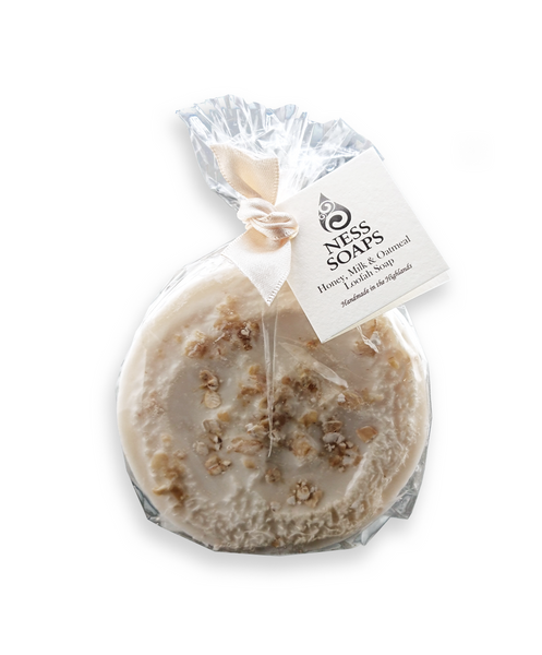 Honey, Milk & Oatmeal Loofah Soap 150g - SLS/SLES FREE