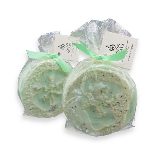Tea Tree & Poppy Seed Loofah Soap 150g  - SLS/SLES FREE