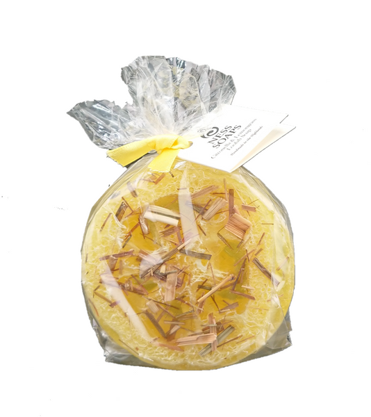 Citronella & Lemongrass Loofah Soap 150g - SLS/SLES FREE