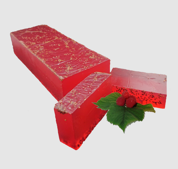 Raspberry Seed Large Soap Loaf 1.75kg - SLS/SLES FREE