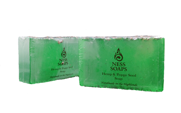 Hemp & Poppy Seed Soap 150g - SLS/SLES FREE