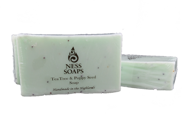 Tea Tree & Poppy Seed Soap 150g  - SLS/SLES FREE