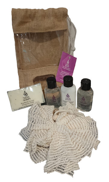 Jute Travel Pack Bog Myrtle, Lemon & Lavender