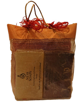 Lemongrass & Lime/Sweet Orange & Calendula Handmade Soap Gift Bag